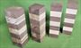 Peruvian Walnut, Zebrawood & Cherry - 4 Blanks ~ 1 3/4 x 1 3/4 x 6 ~ $24.99 #724